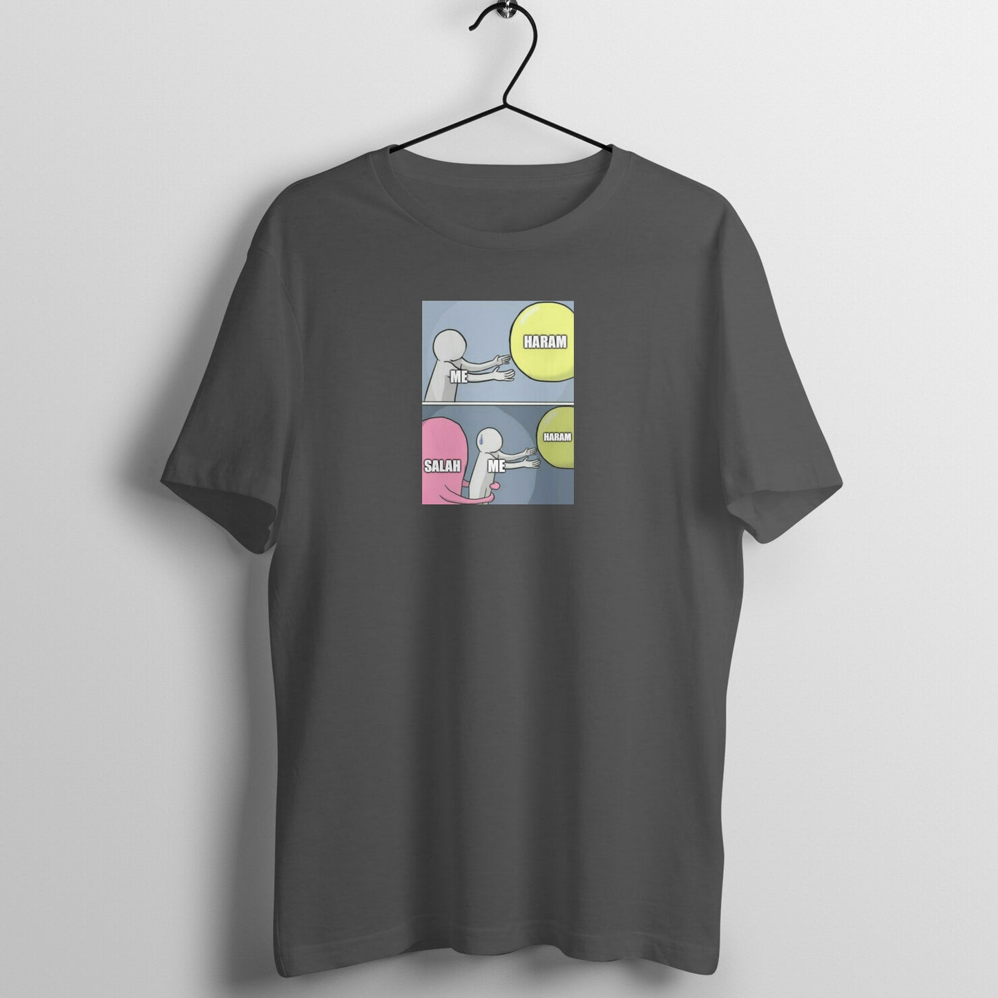 Salah Saves From Haram Meme Half Sleeves Tshirt
