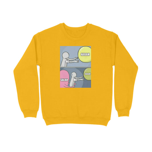 Salah Saves From Haram Meme Sweatshirt