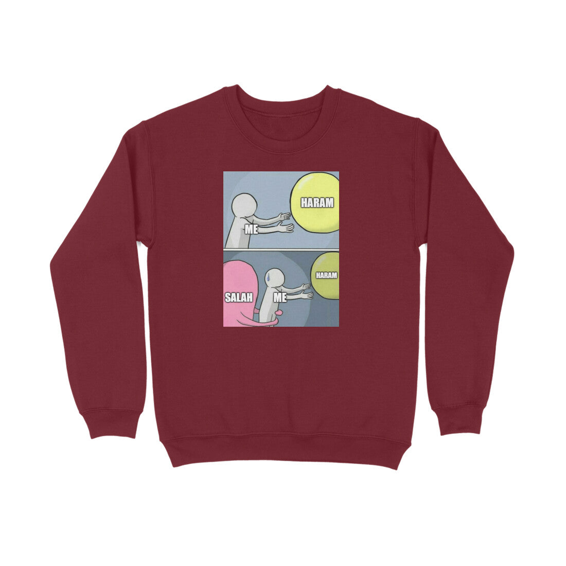 Salah Saves From Haram Meme Sweatshirt