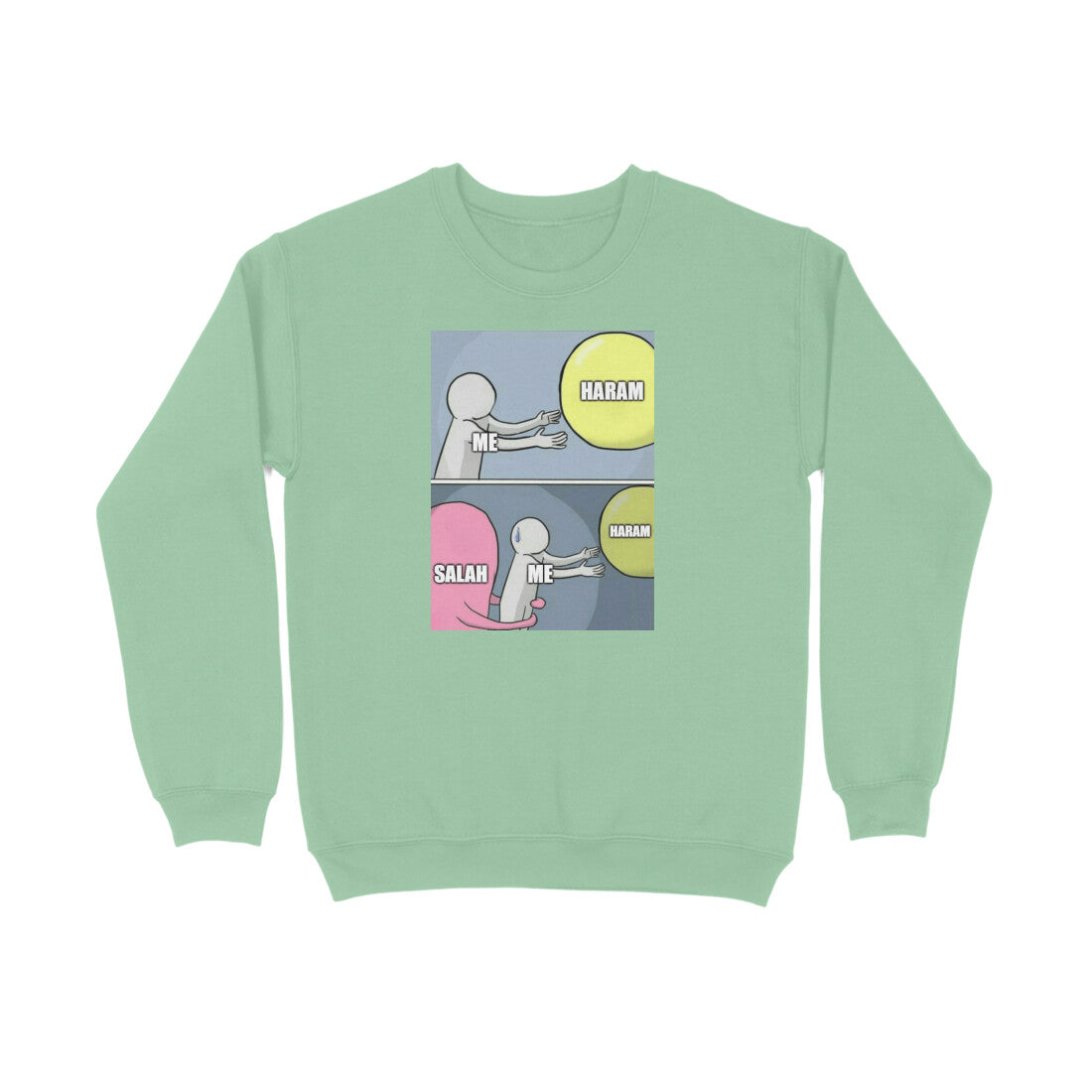 Salah Saves From Haram Meme Sweatshirt