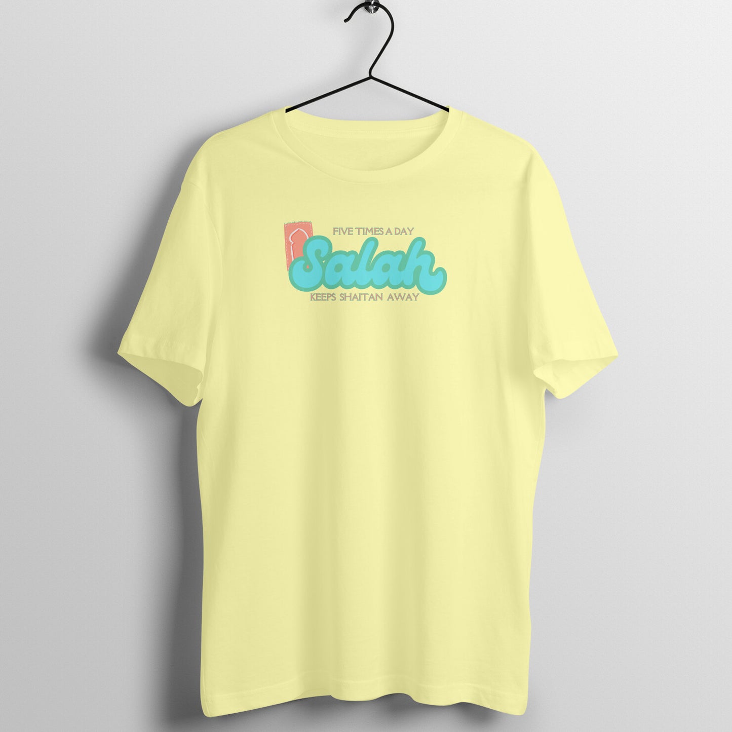 Salah Five Times A Day Keeps Shaitan Away Half Sleeve Tshirt