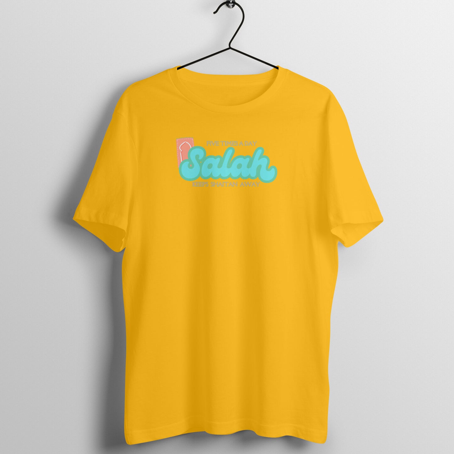 Salah Five Times A Day Keeps Shaitan Away Half Sleeve Tshirt