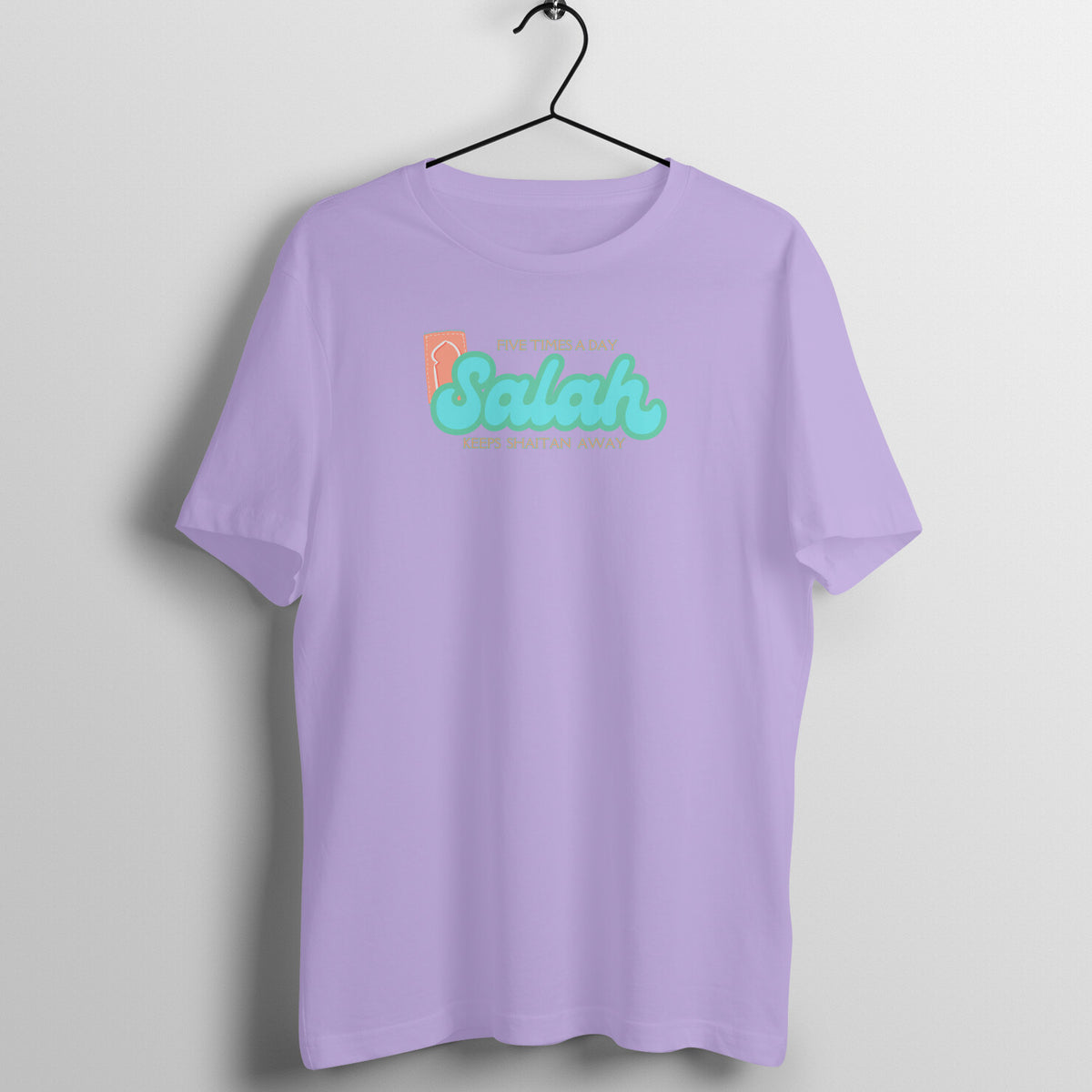 Salah Five Times A Day Keeps Shaitan Away Half Sleeve Tshirt