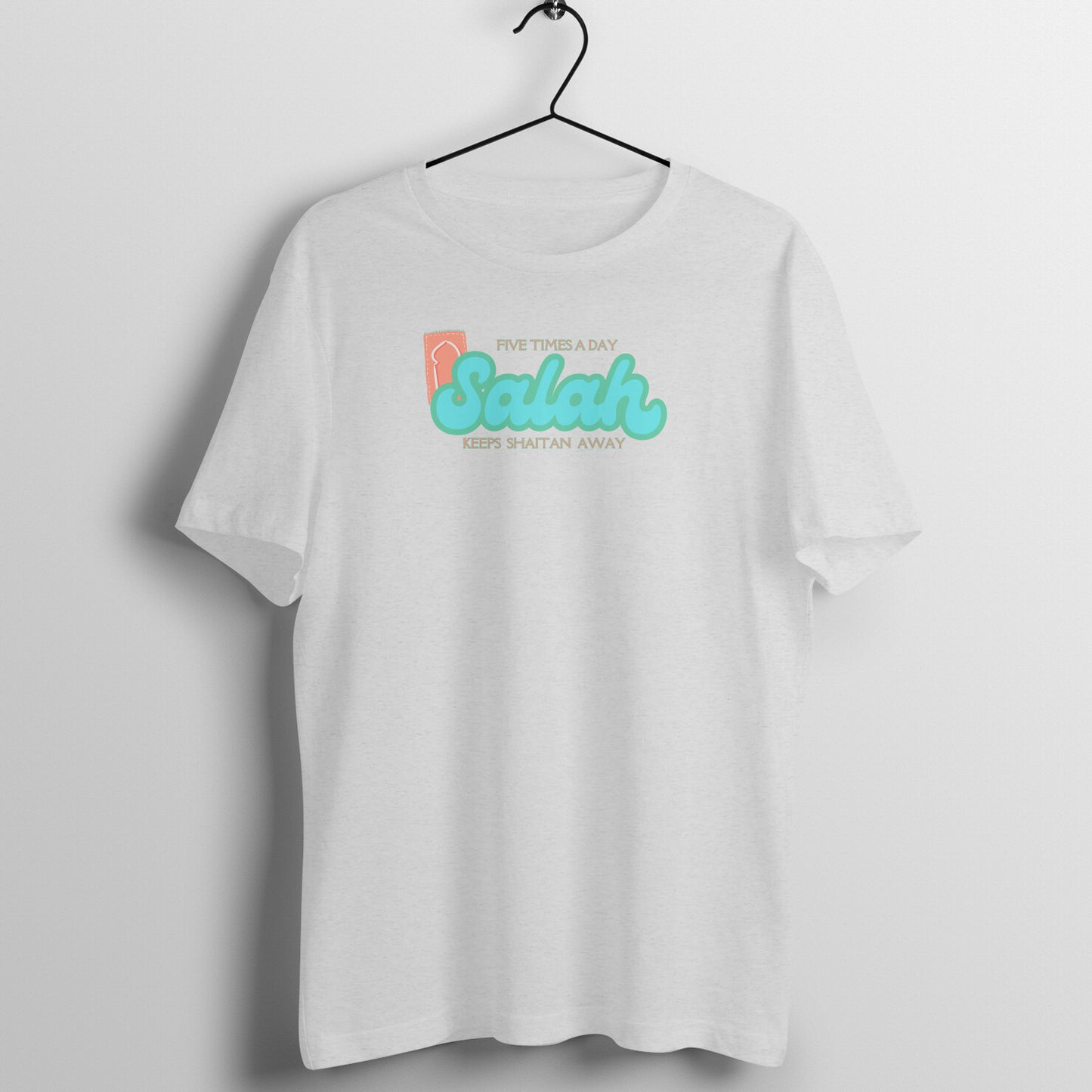 Salah Five Times A Day Keeps Shaitan Away Half Sleeve Tshirt