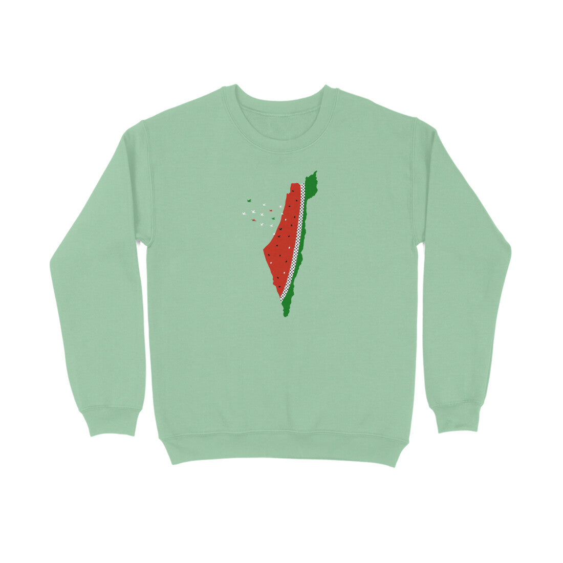 Palestine Watermelon W Sweatshirt