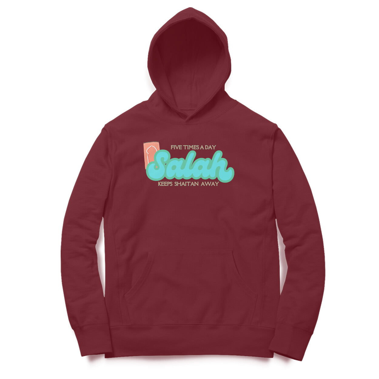 Salah Five Times A Day Keeps Shaitan Away Hoodie