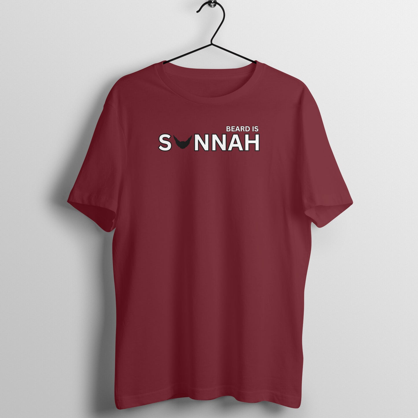 Beard Is Sunnah Half Sleeves Tshirt