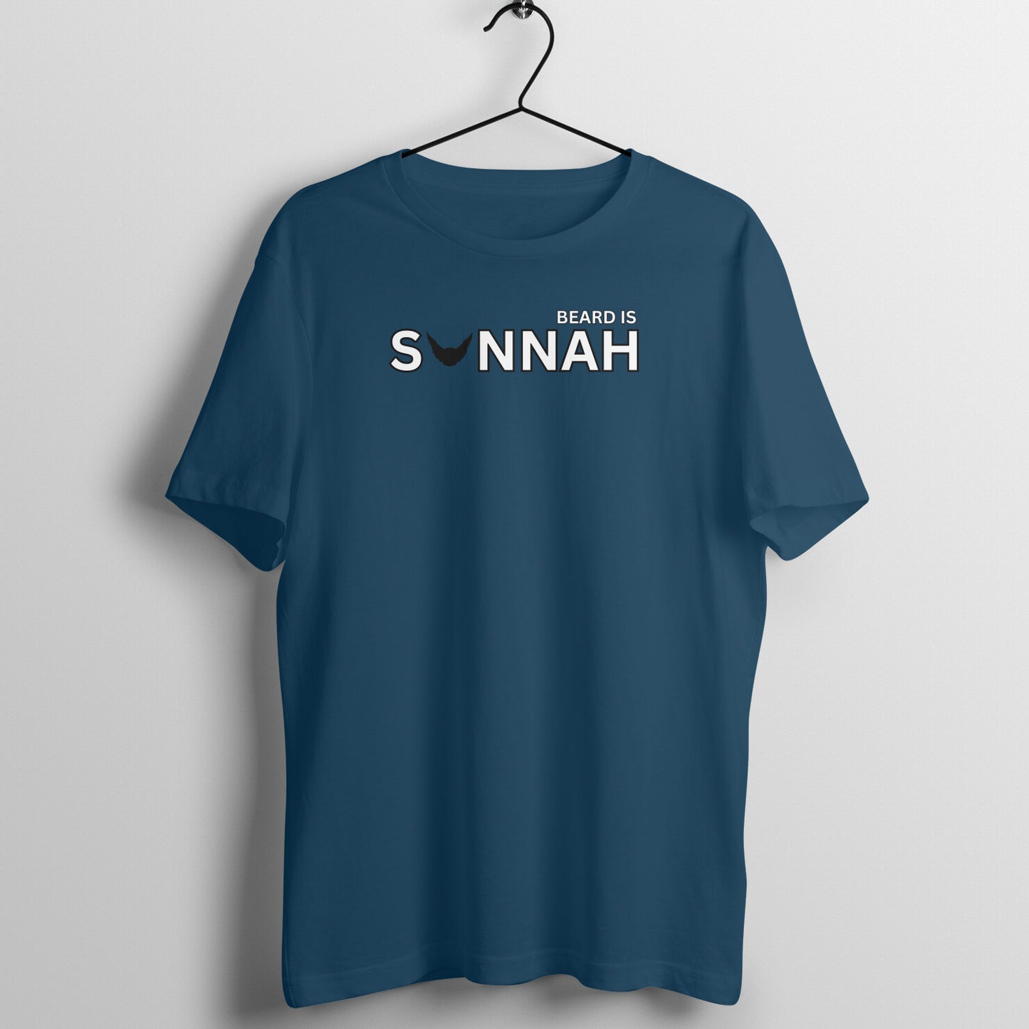 Beard Is Sunnah Half Sleeves Tshirt