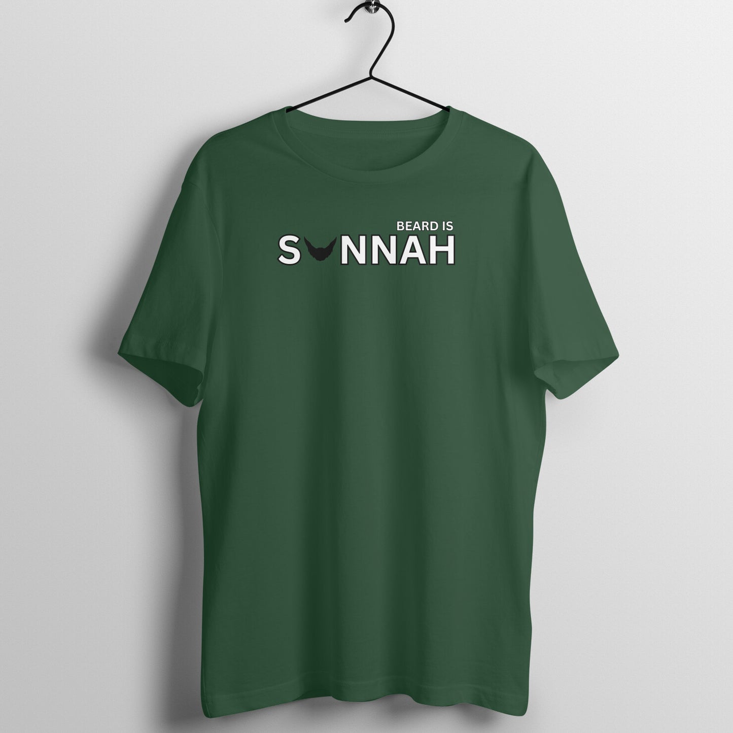 Beard Is Sunnah Half Sleeves Tshirt