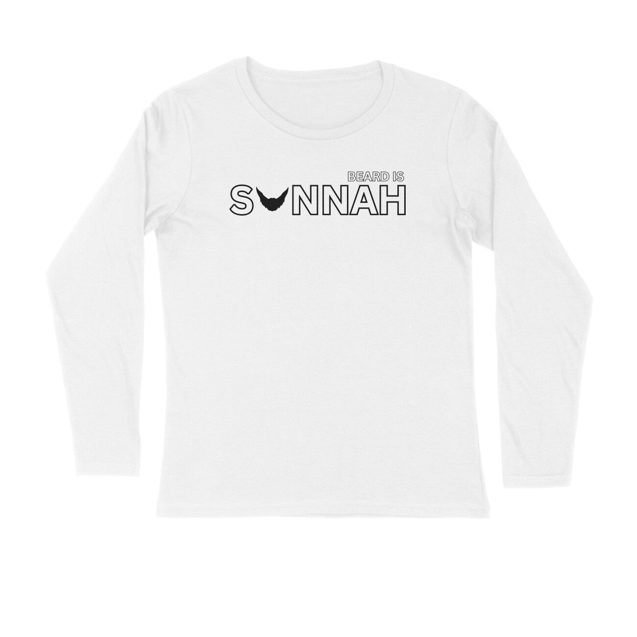 Beard Is Sunnah Full Sleeves Tshirt