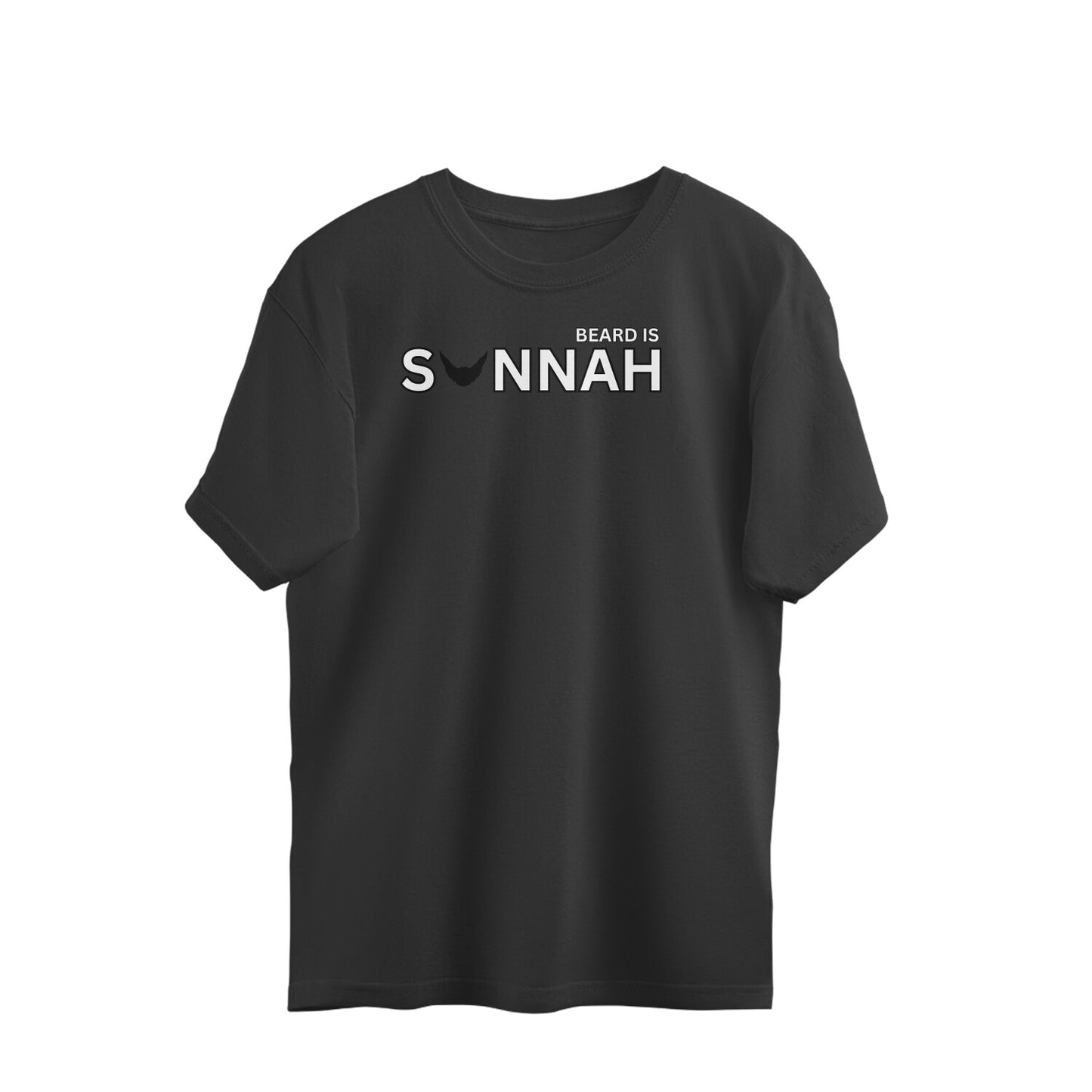 Beard Is Sunnah Oversized Tshirt