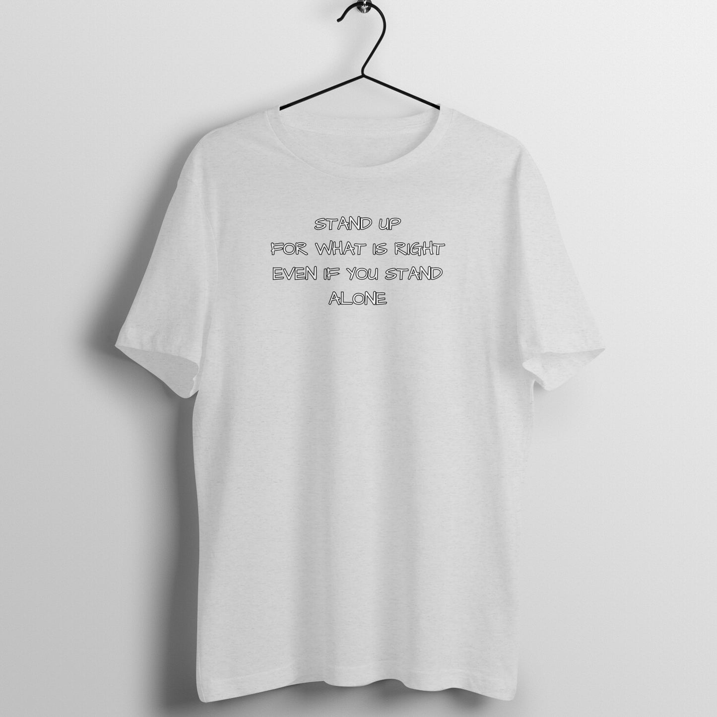 Stand Up For What Is Right Half Sleeves Tshirt