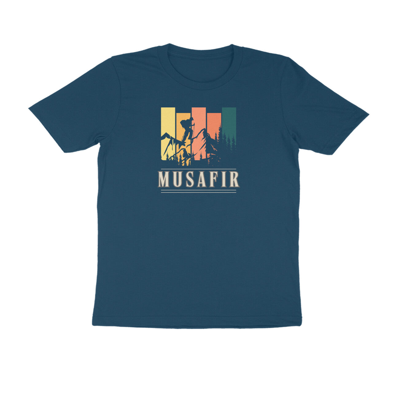 Musafir Half Sleeves Tshirt