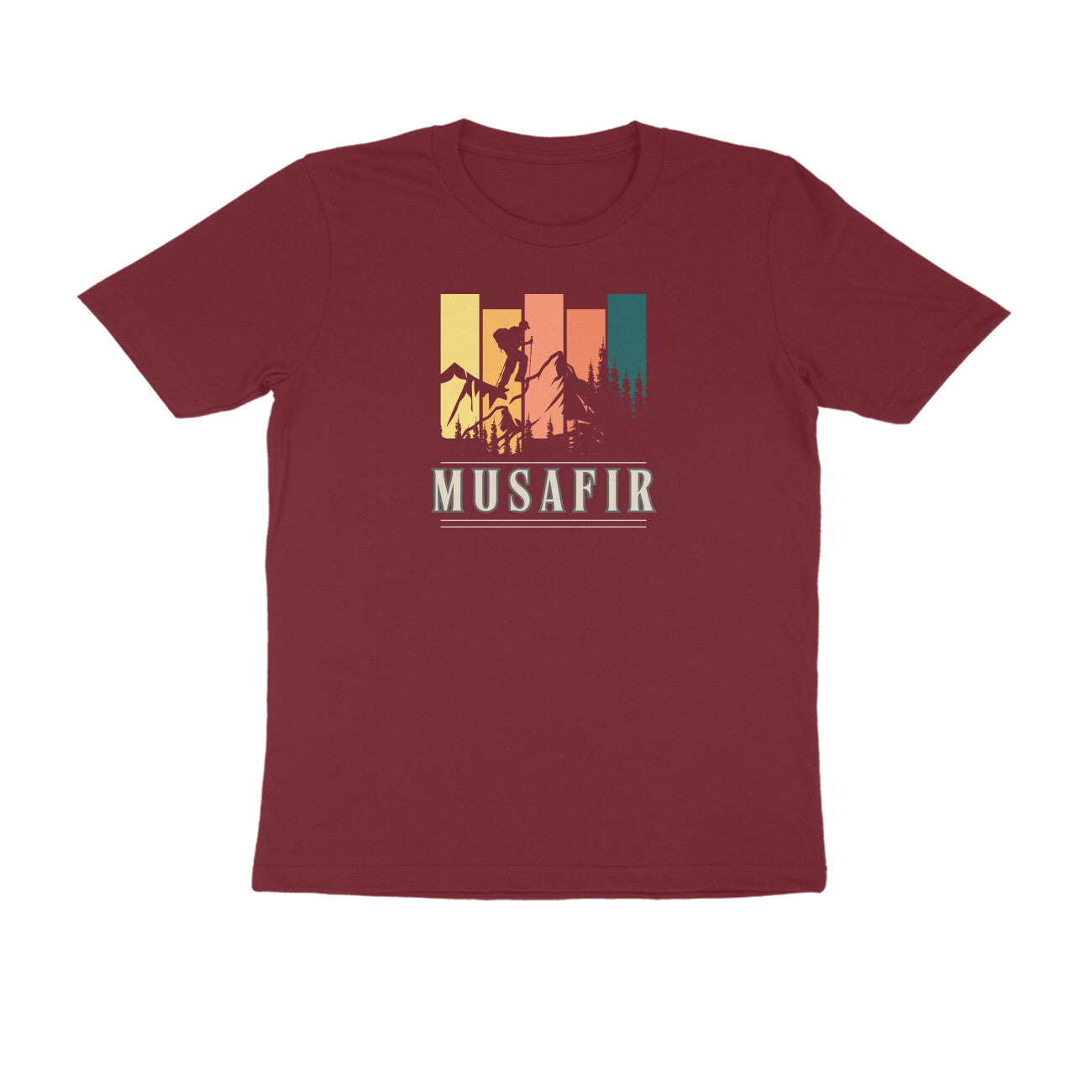 Musafir Half Sleeves Tshirt