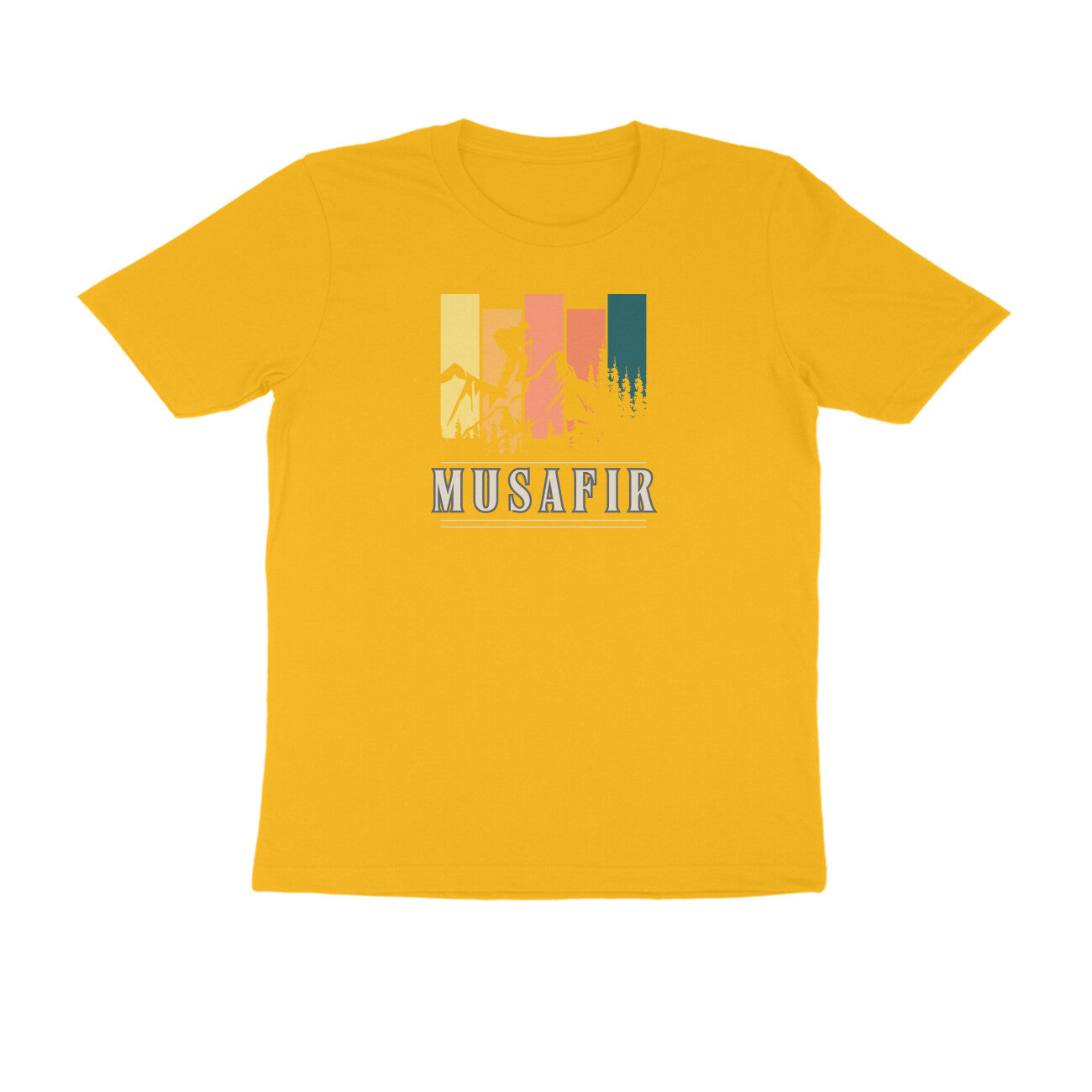 Musafir Half Sleeves Tshirt