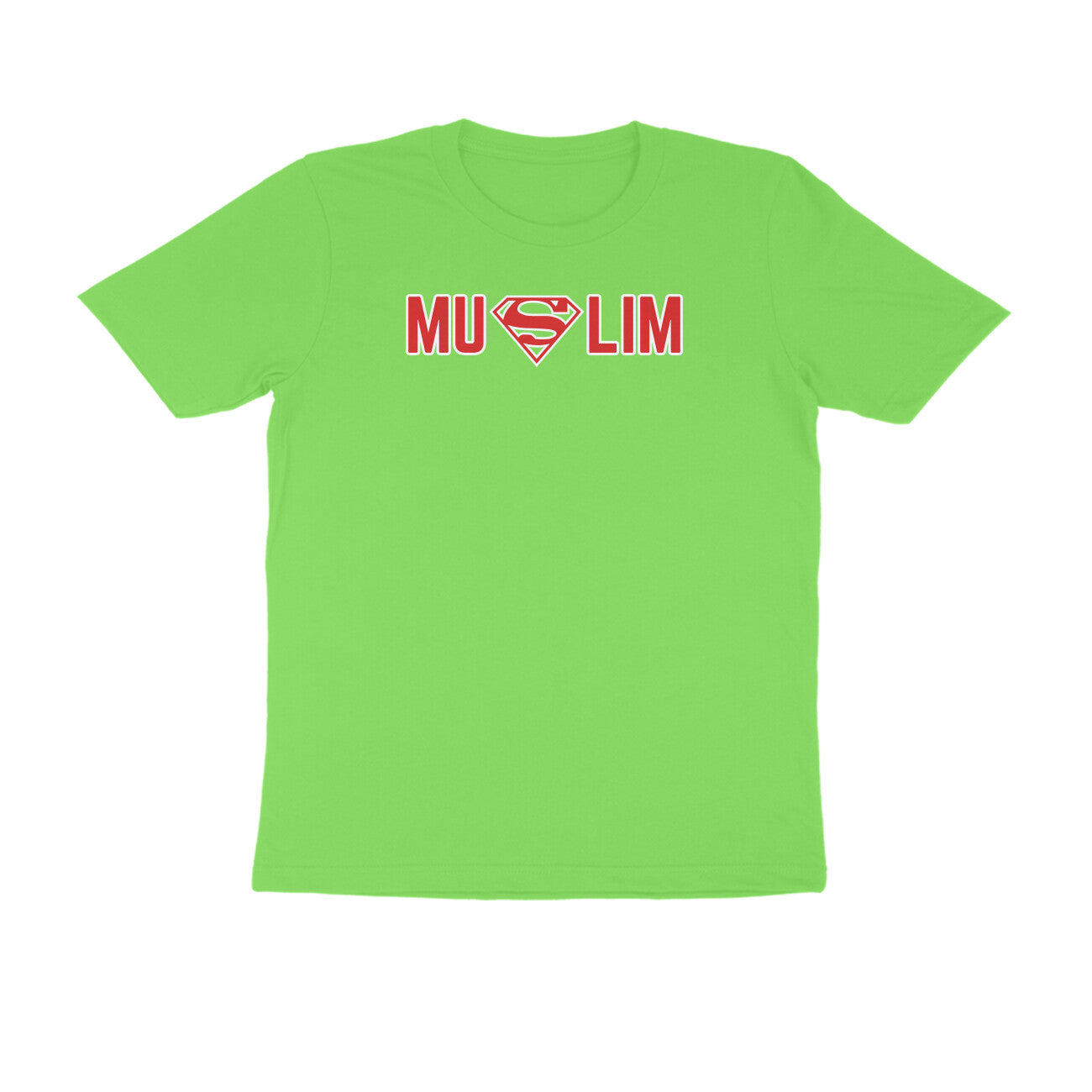 Muslim Superman Half Sleeves Tshirt