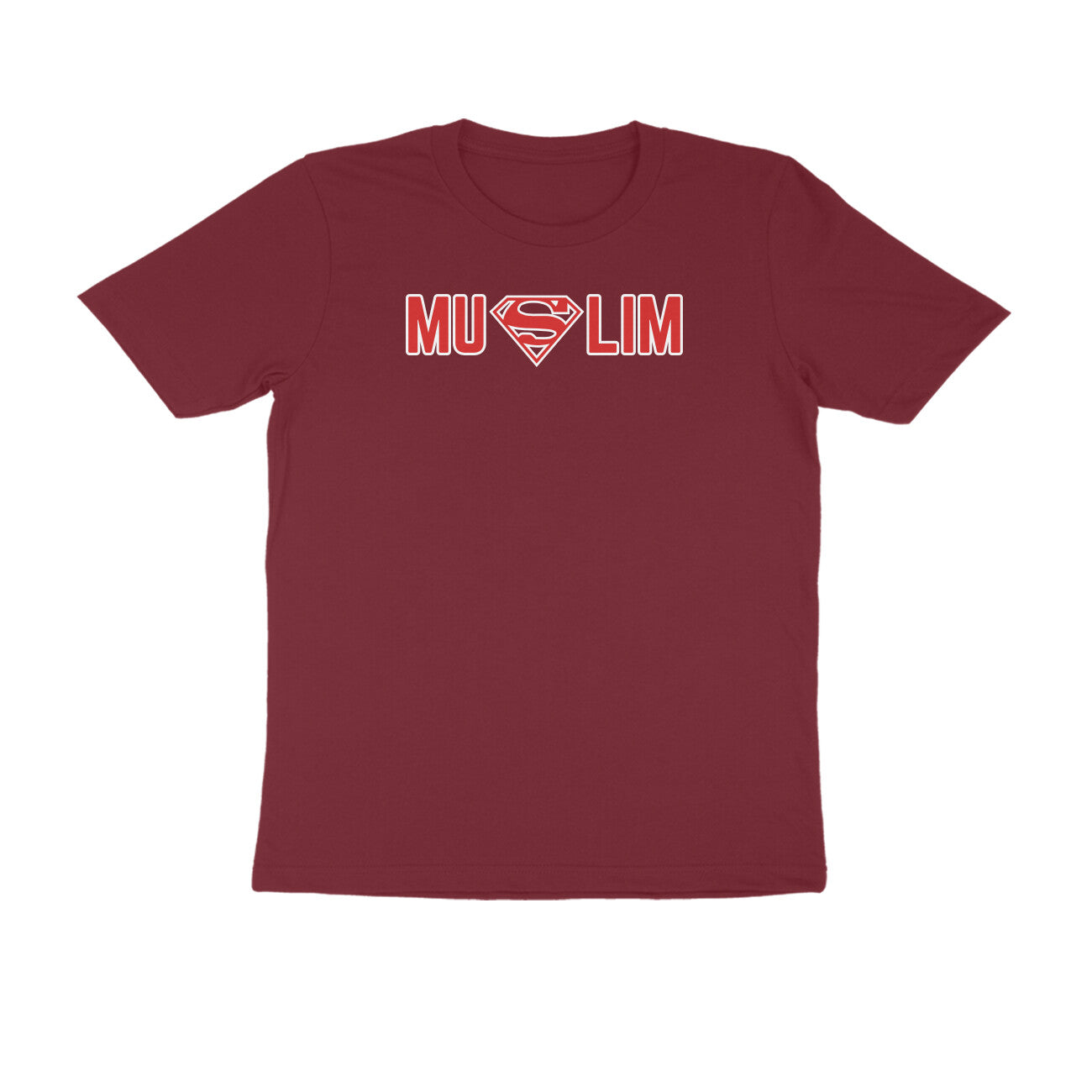 Muslim Superman Half Sleeves Tshirt