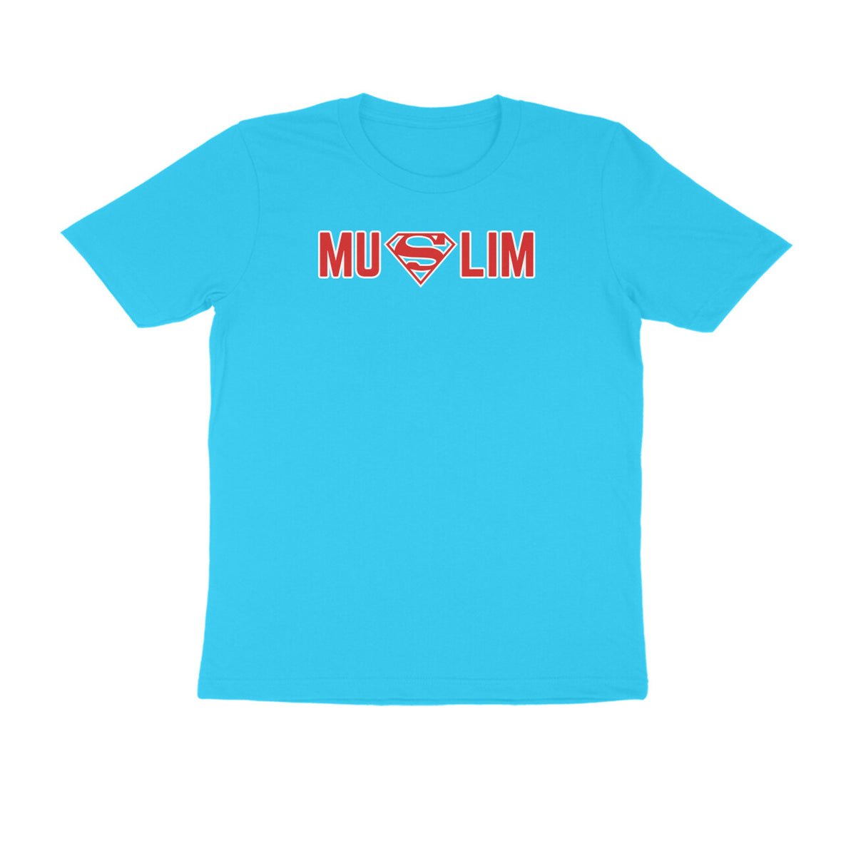 Muslim Superman Half Sleeves Tshirt