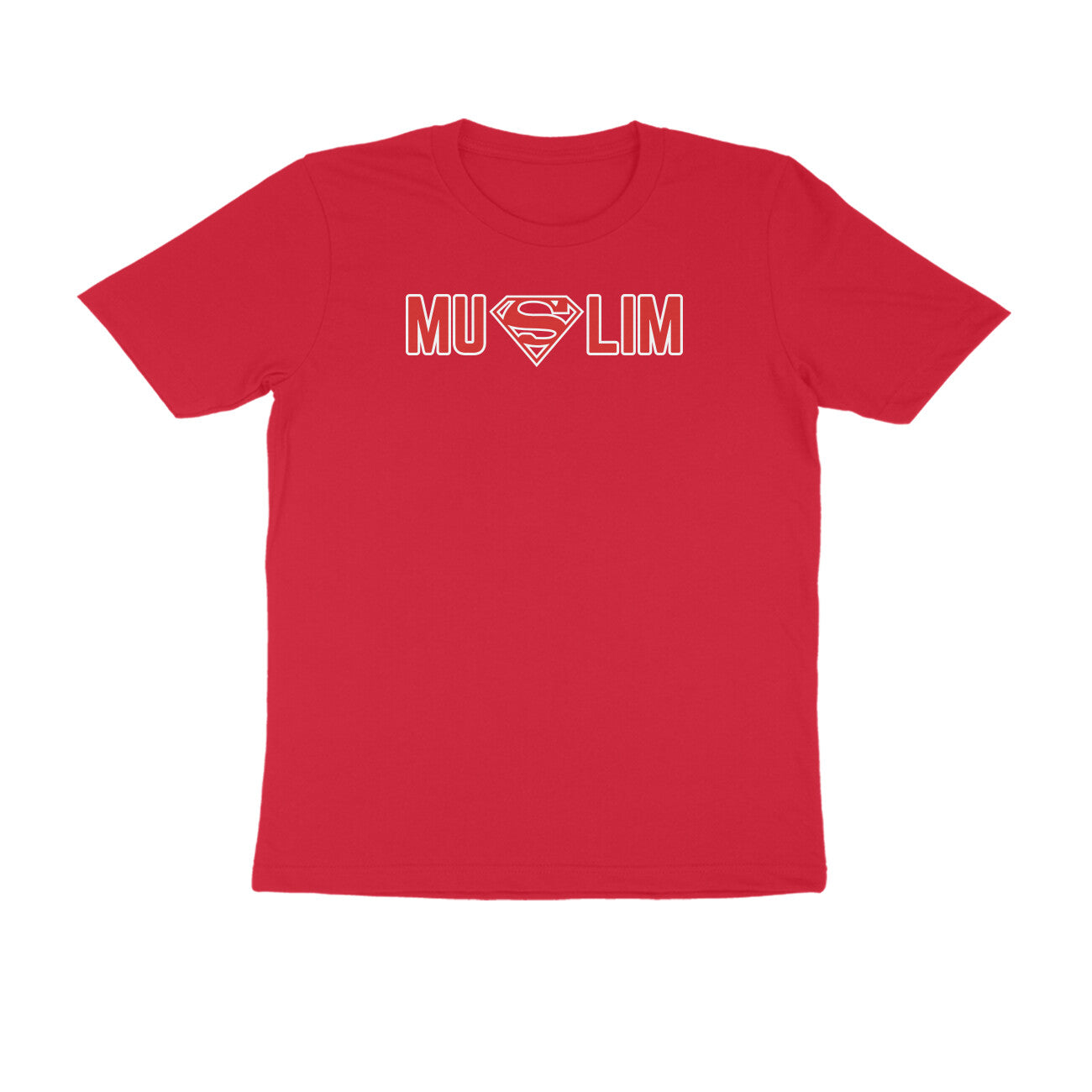 Muslim Superman Half Sleeves Tshirt