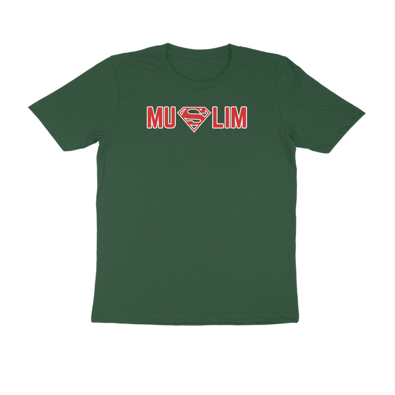 Muslim Superman Half Sleeves Tshirt