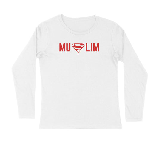 Muslim Superman Full Sleeves Tshirt