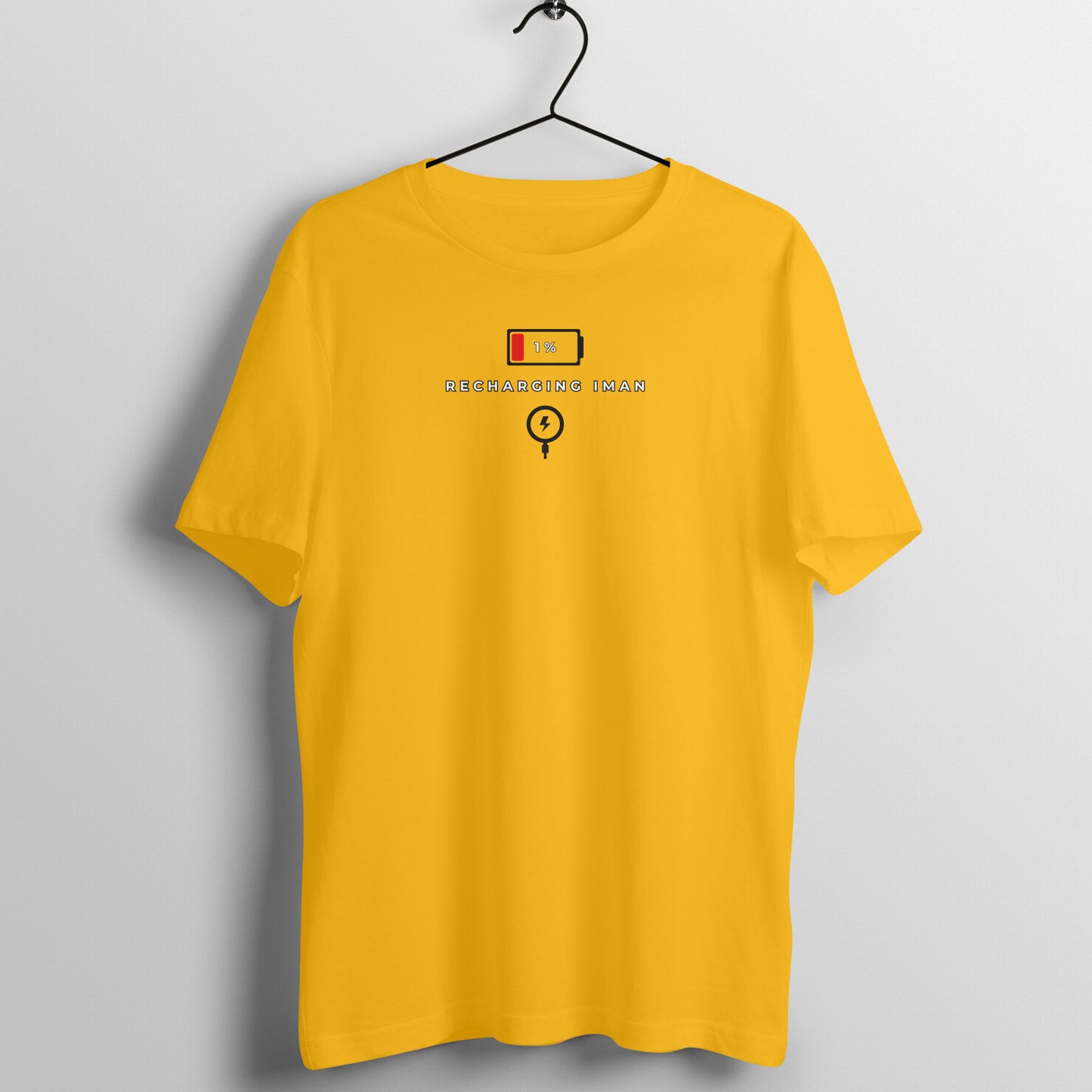 Recharging Iman Half Sleeves Tshirt