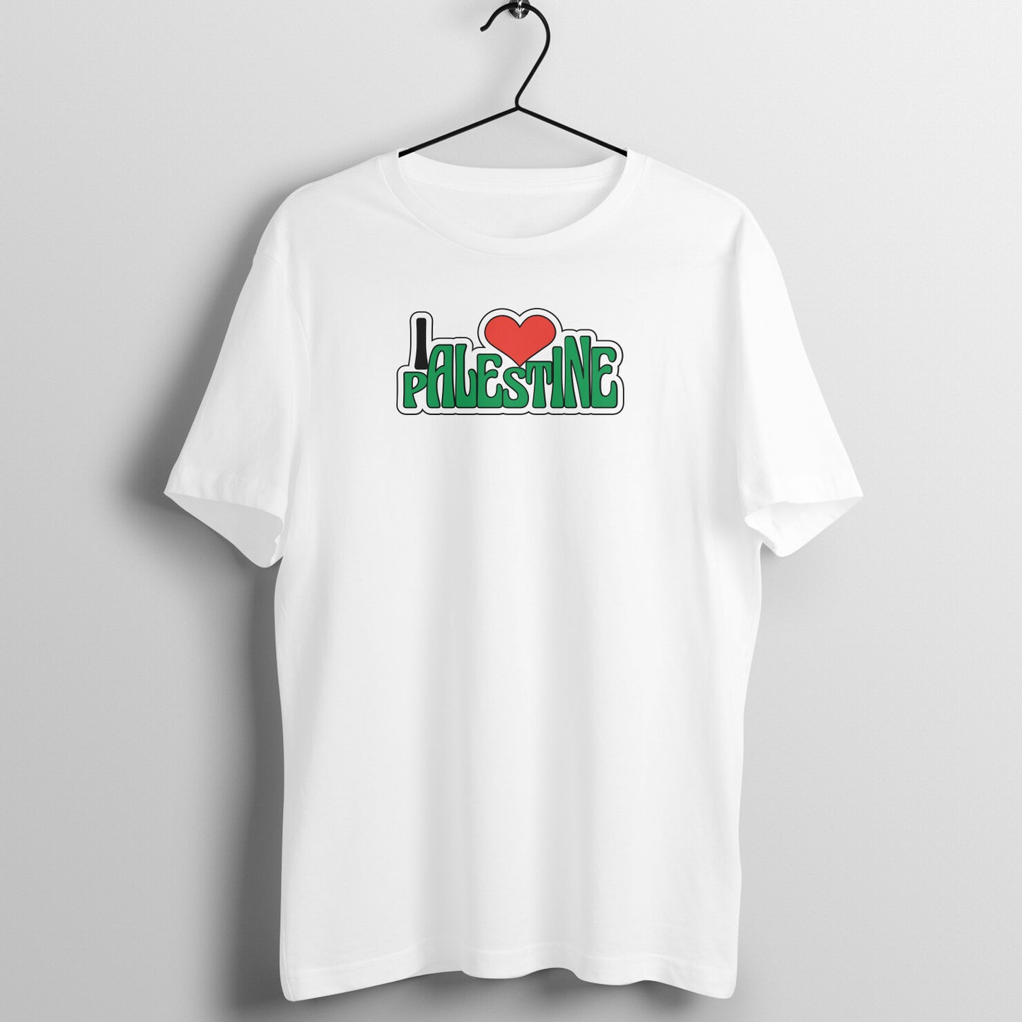 I Love Palestine Half Sleeves Tshirt