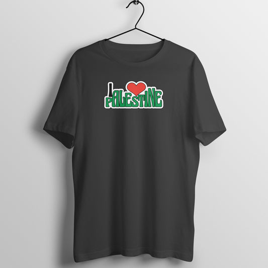 I Love Palestine Half Sleeves Tshirt