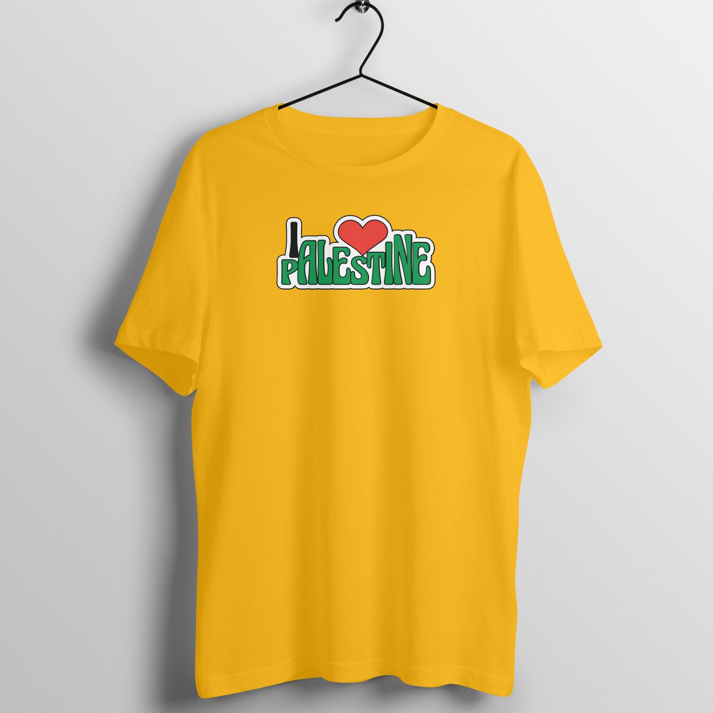 I Love Palestine Half Sleeves Tshirt