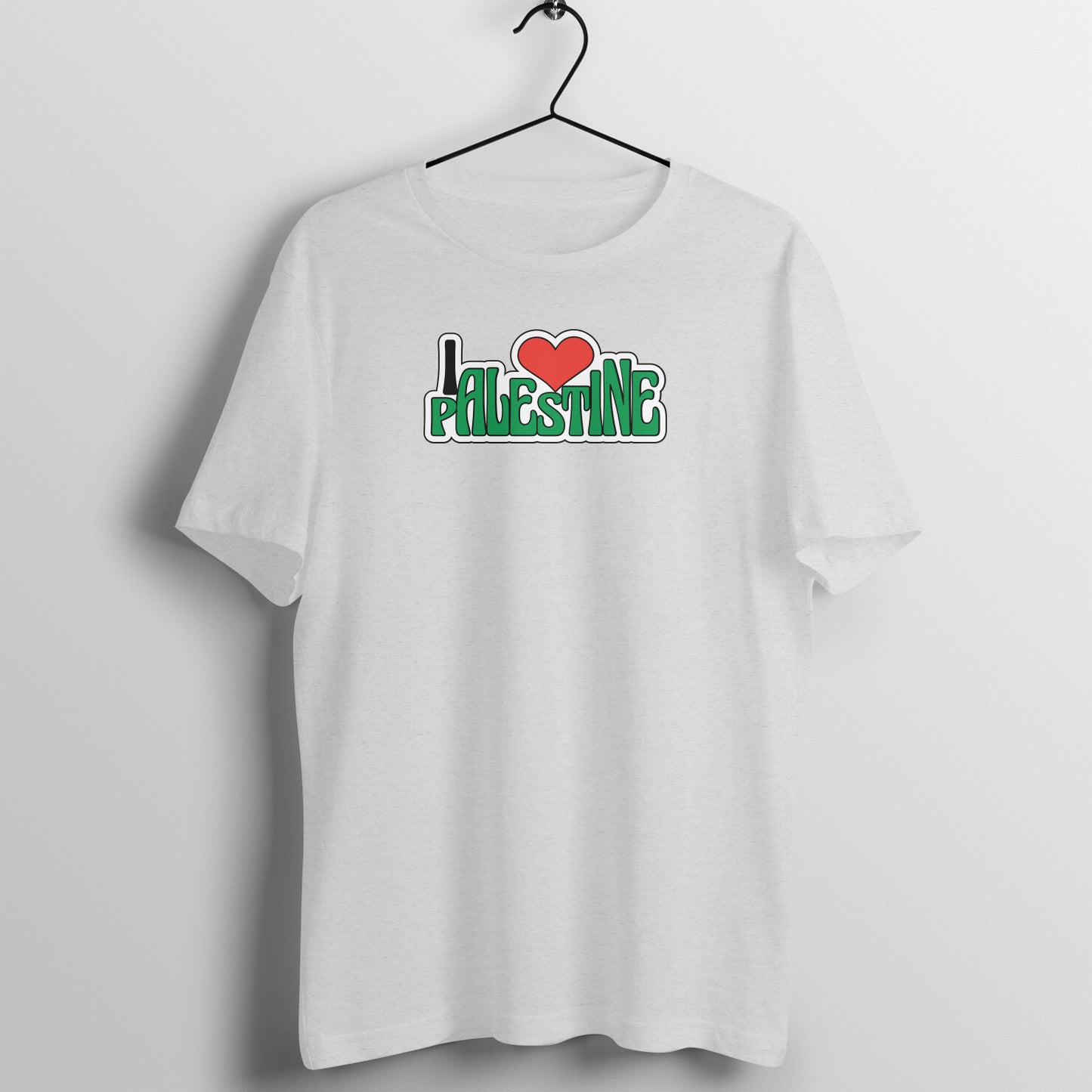 I Love Palestine Half Sleeves Tshirt