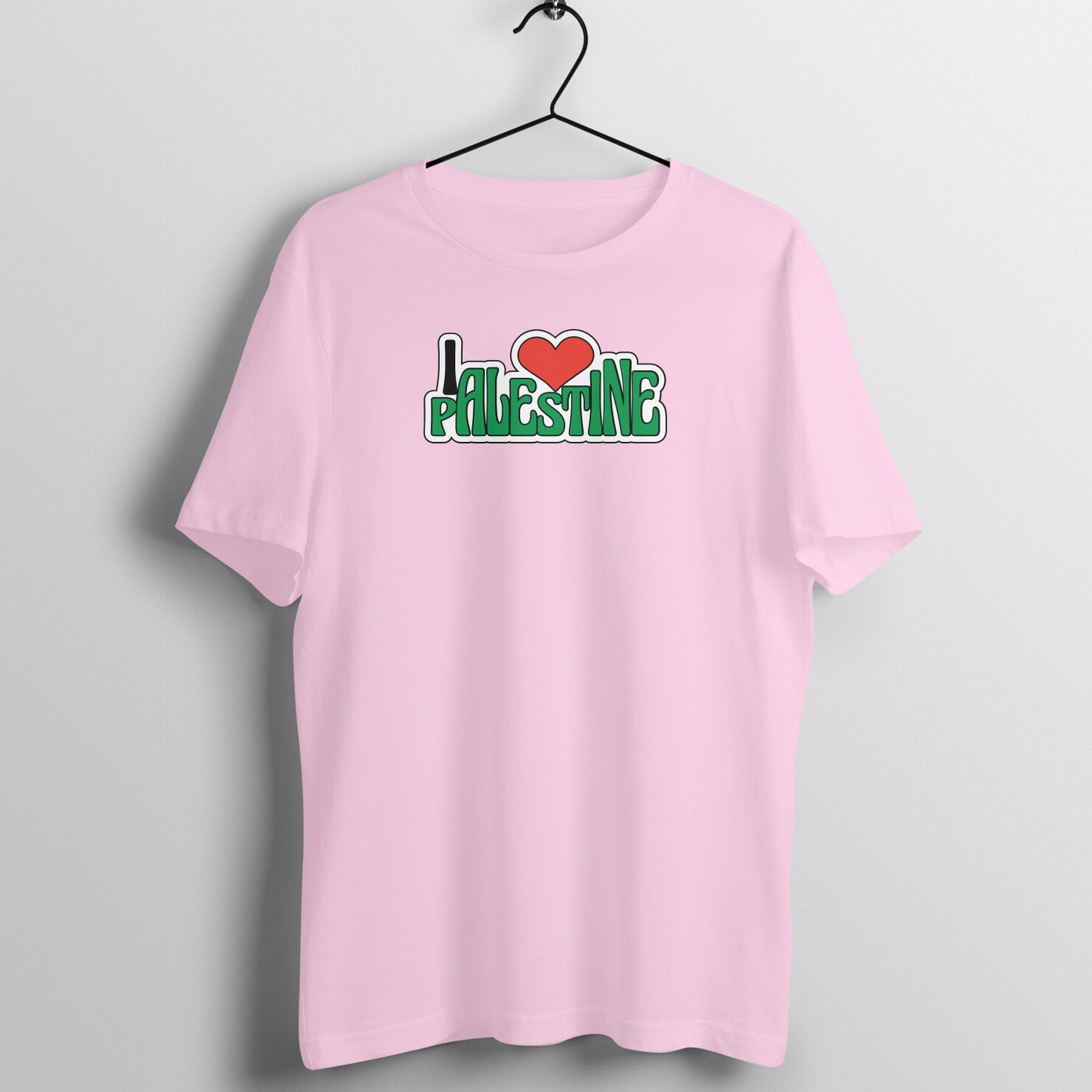 I Love Palestine Half Sleeves Tshirt