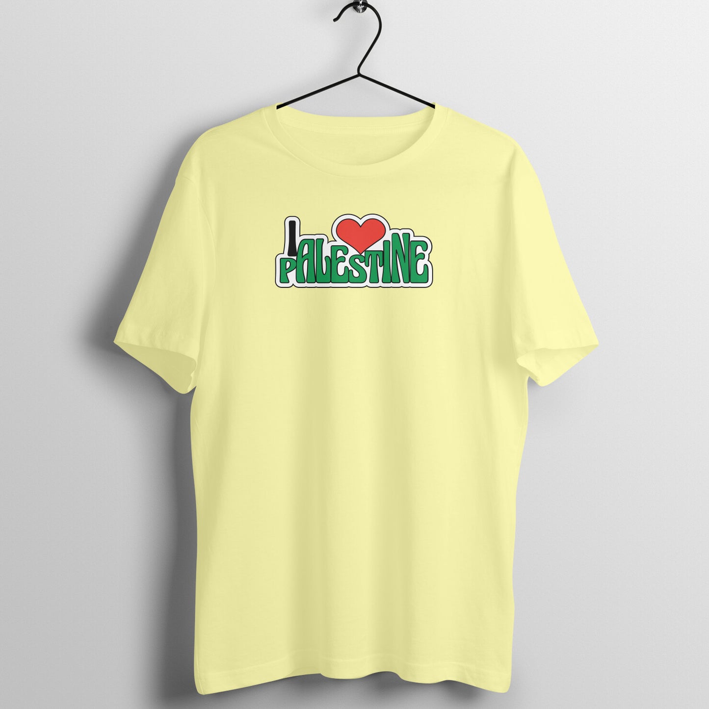 I Love Palestine Half Sleeves Tshirt