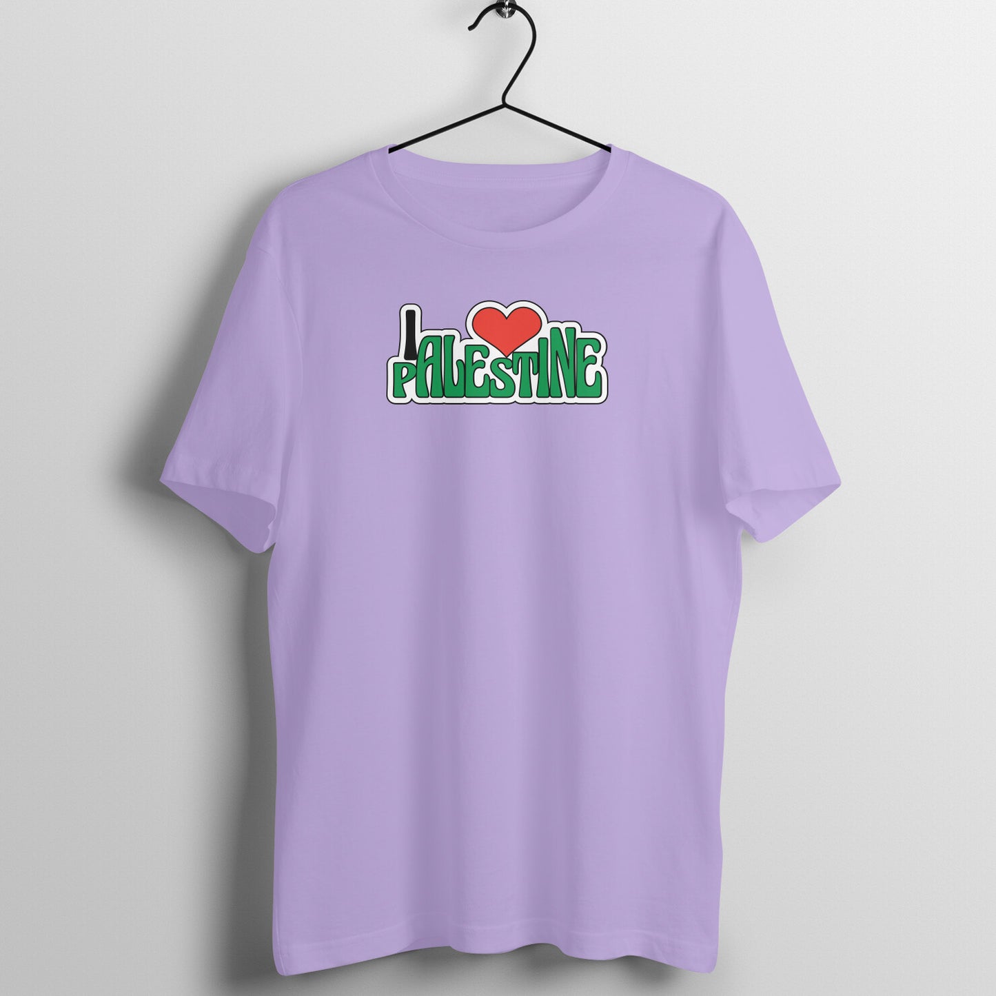I Love Palestine Half Sleeves Tshirt