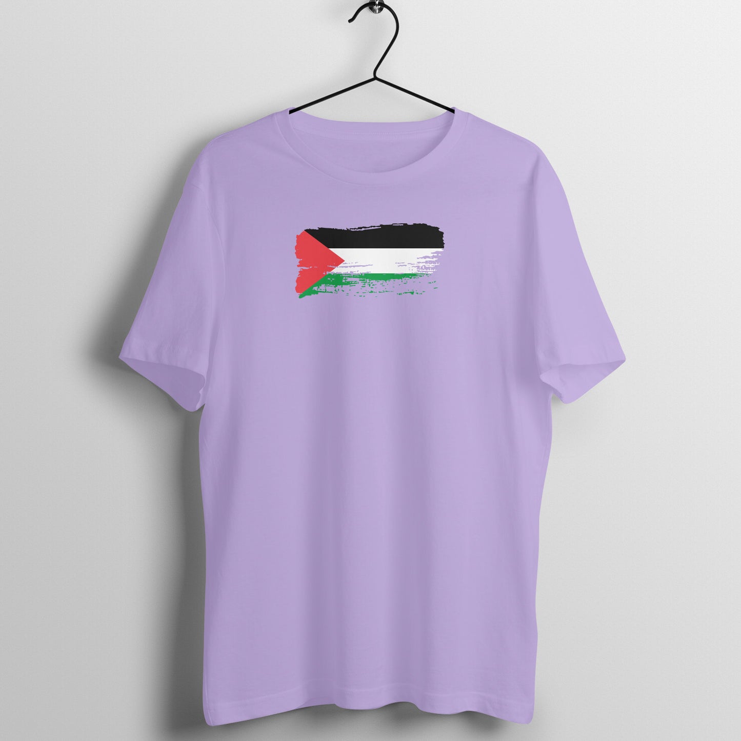 Palestine Flag Paste Half Sleeves Tshirt