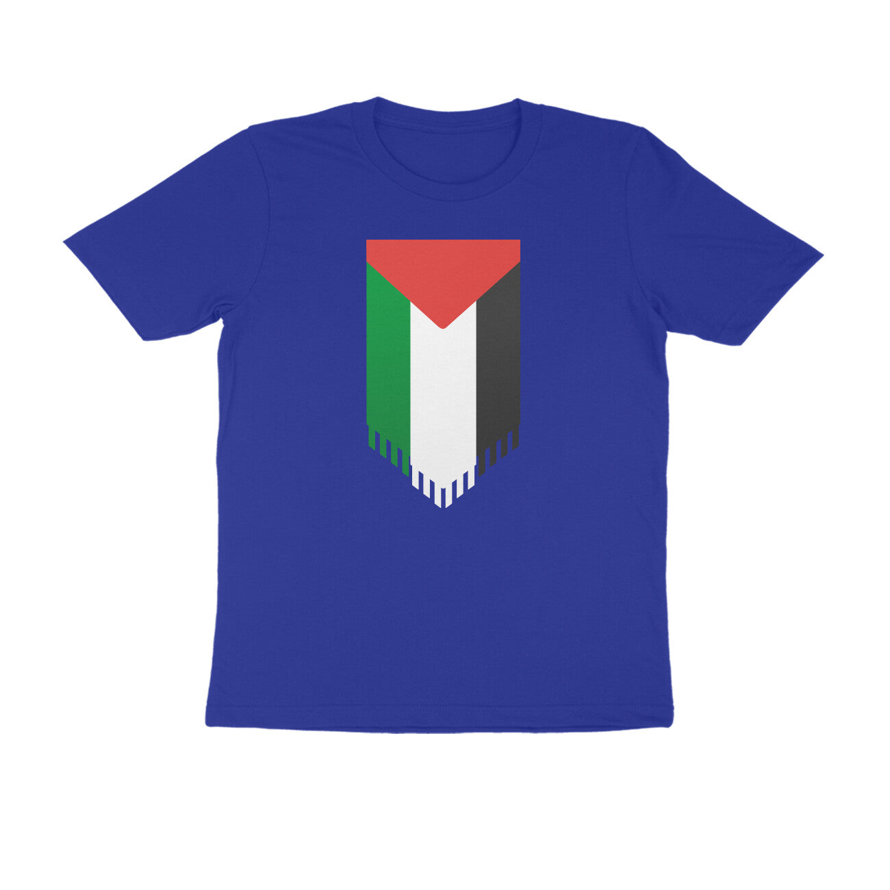 Palestine Flag Vertical Half Sleeves Tshirt
