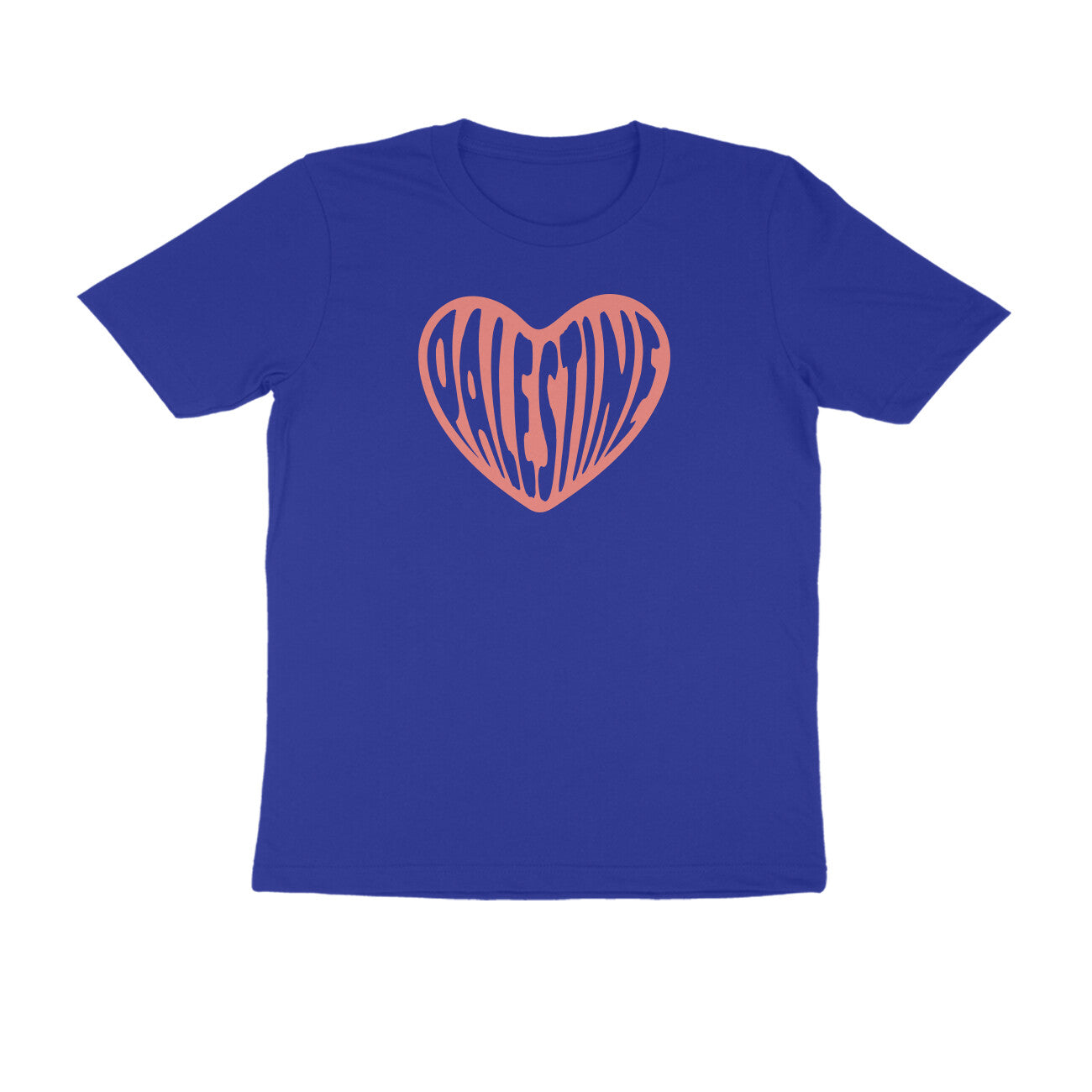 Palestine Heart Half Sleeves Tshirt