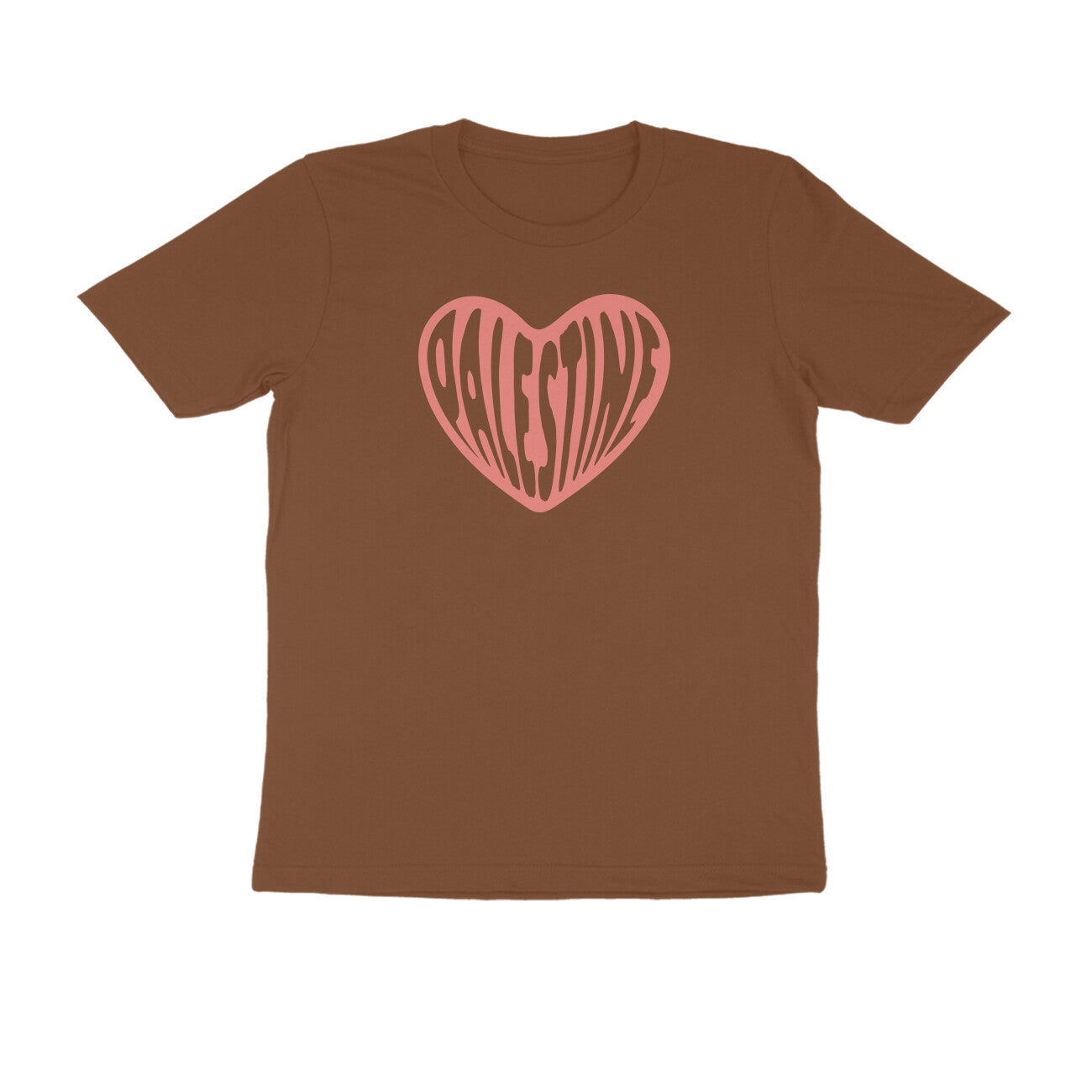 Palestine Heart Half Sleeves Tshirt