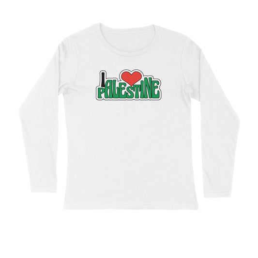 I Love Palestine Full Sleeves Tshirt