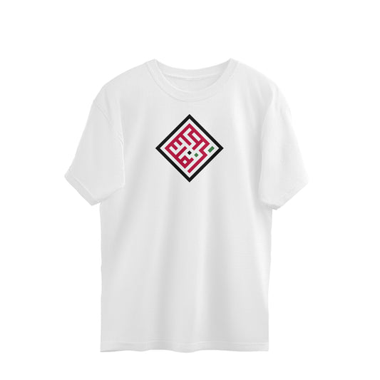 Palestine Arabic Calligraphy Oversized Tshirt