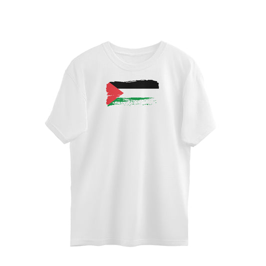 Palestine Flag Oversized Tshirt
