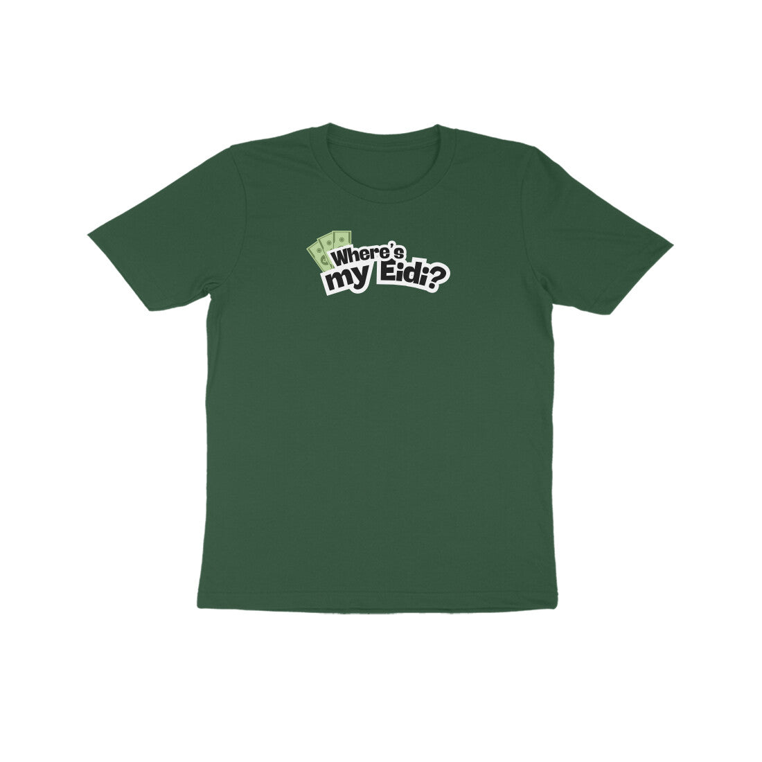 Where's my Eidi? Kids Half Sleeves Tshirt