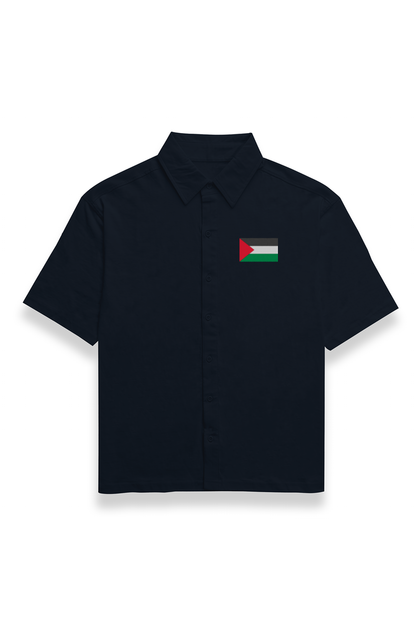 Palestine Flag Oversized Shirt