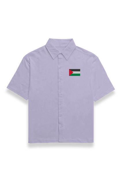 Palestine Flag Oversized Shirt