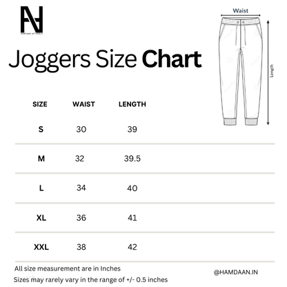 Unisex Cotton Plain Joggers