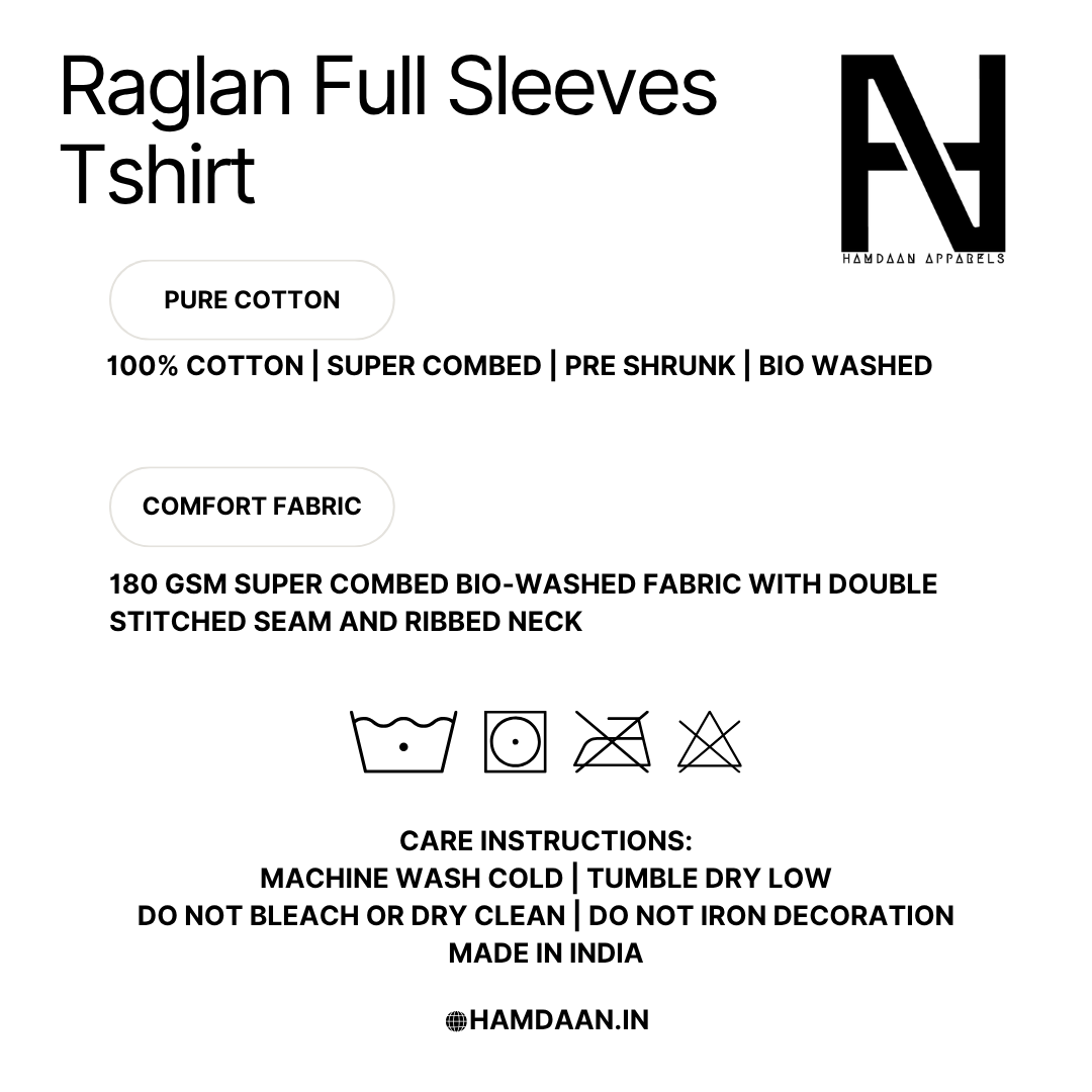 Just Dua It Raglan Full Sleeves T-Shirt