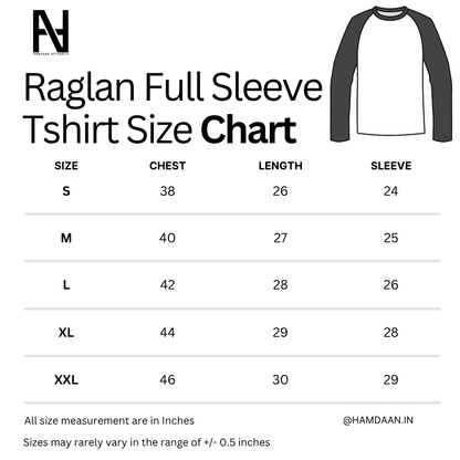 Just Dua It Raglan Full Sleeves T-Shirt