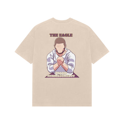 Khabib The Eagle Nurmagomedov French Terry Cotton Oversized Tshirt