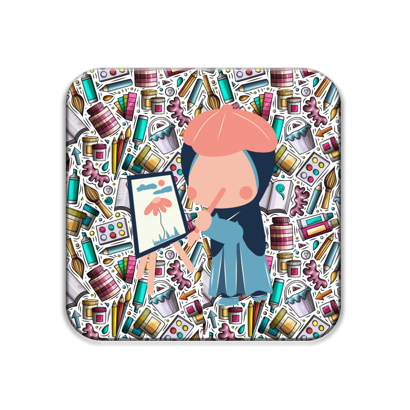 Hijabi Artist Coaster