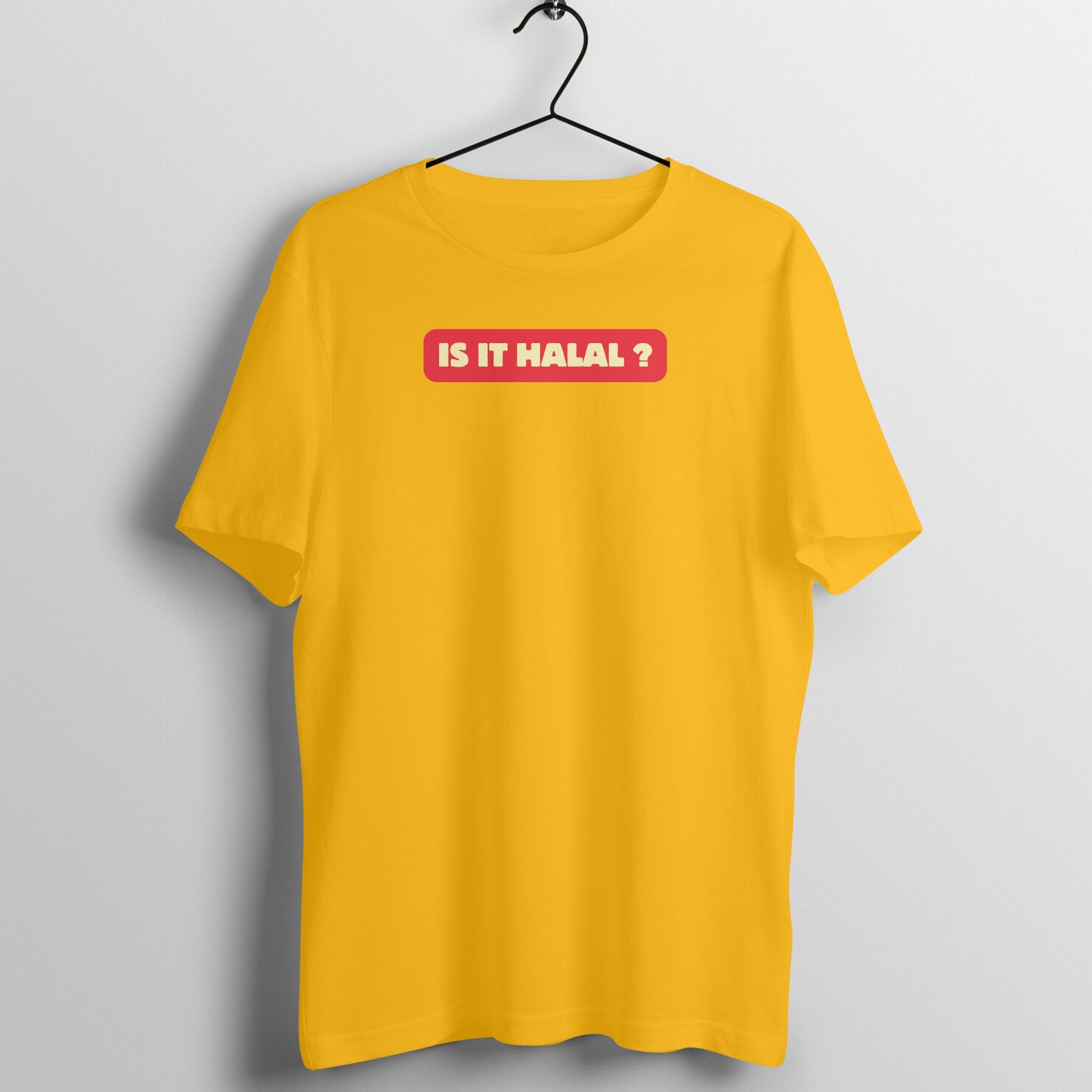 Is It Halal ? Half Sleeve Tshirt