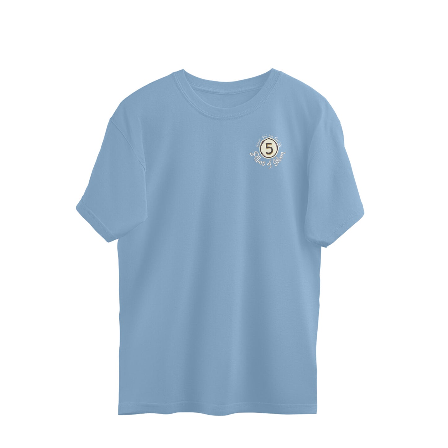 Five Pillars of Islam W Oversized Tshirt